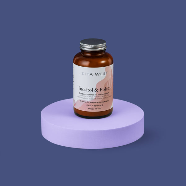 Inositol and Folate Supplement - Support for Hormonal Balance, Egg Quality and Sperm Health