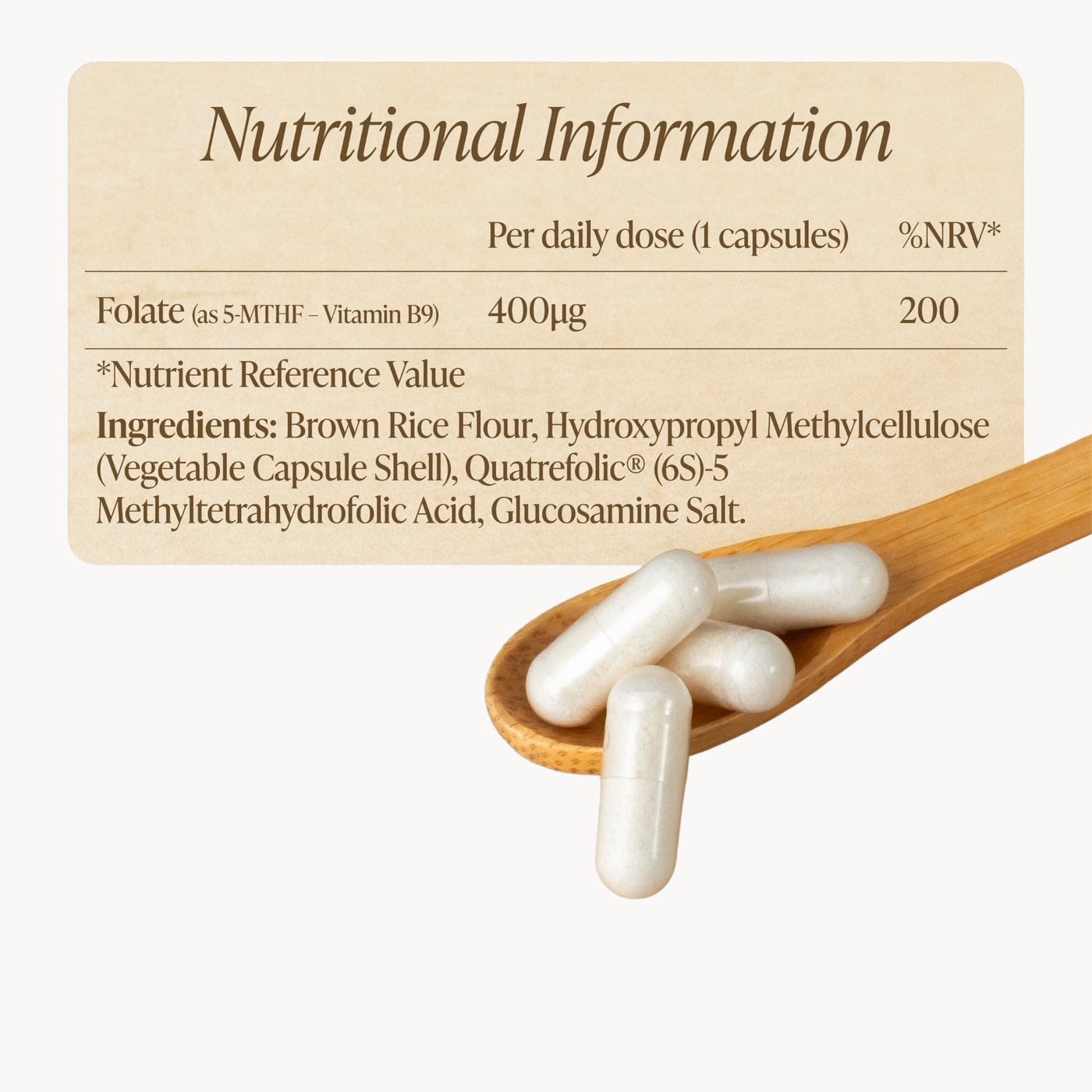 Folate - Highly Absorbable Quatrefolic® for Fertility and Pregnancy