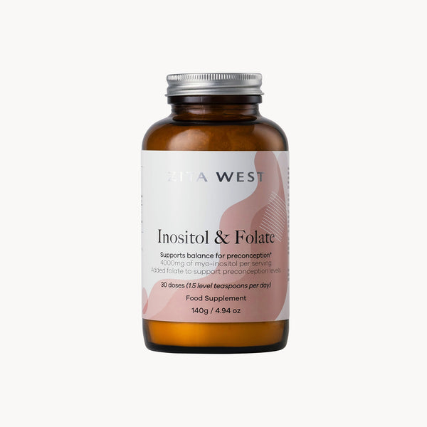 Inositol and Folate Supplement - Support for Hormonal Balance, Egg Quality and Sperm Health