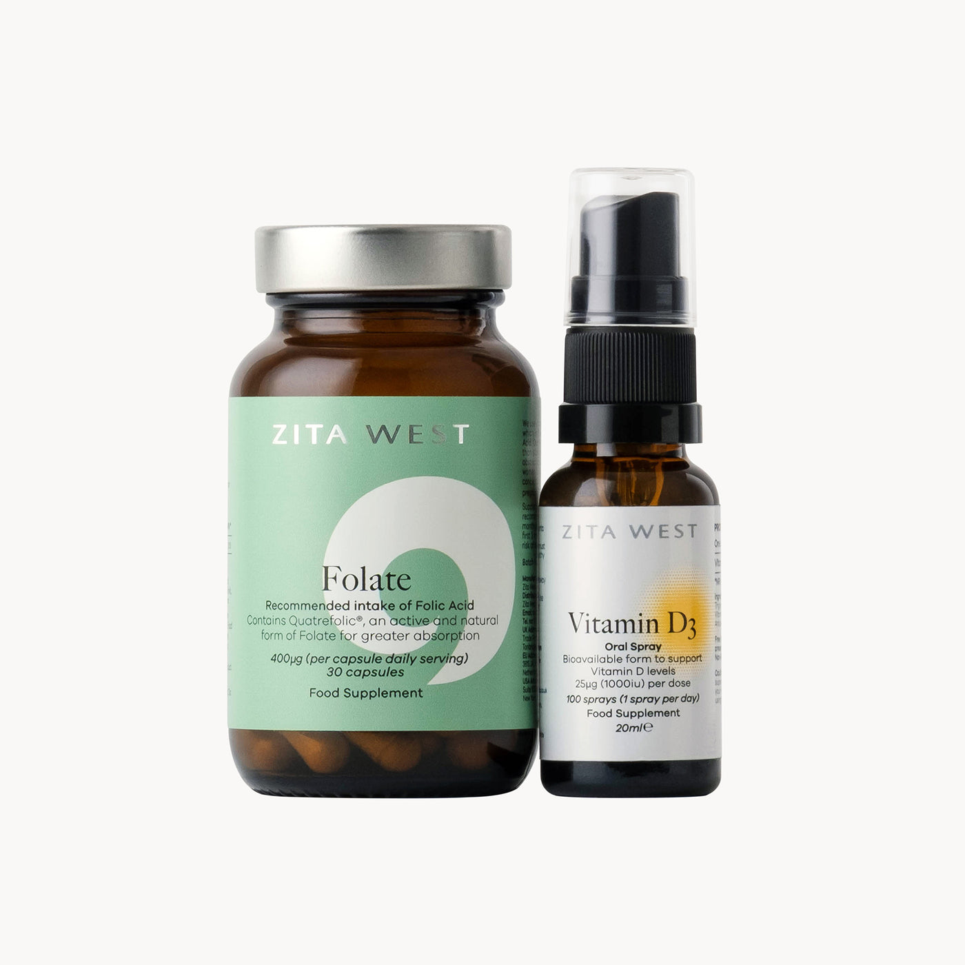 NHS Recommended Folate & Vitamin D for Fertility & Pregnancy