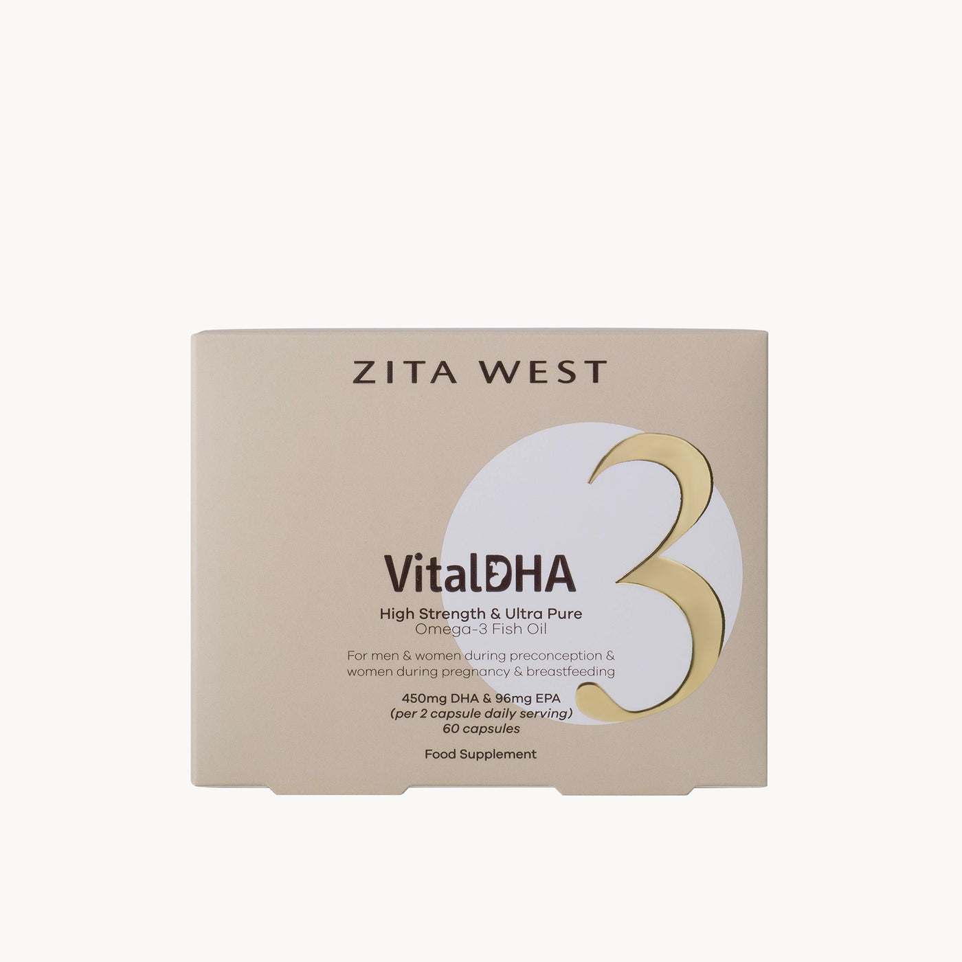 Vital DHA - Premium Omega - Supplement for Men and Women: Preconception, Pregnancy and Postnatal