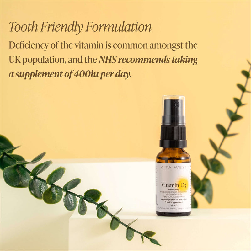 Zita West Vitamin D3 Spray on a neutral background