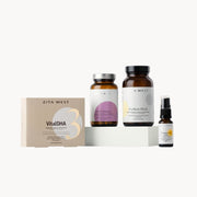Trimester 3 support supplements on a white background