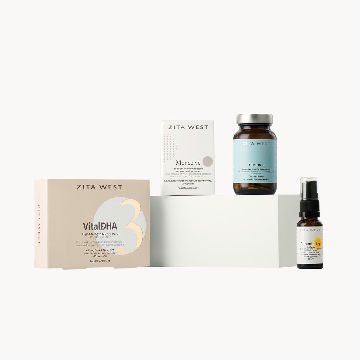 Zita West male fertility support supplements