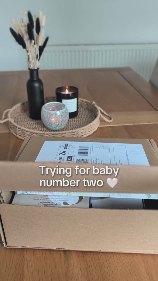 Instagram video from Amy sharing her trying-to-conceive journey with Zita West