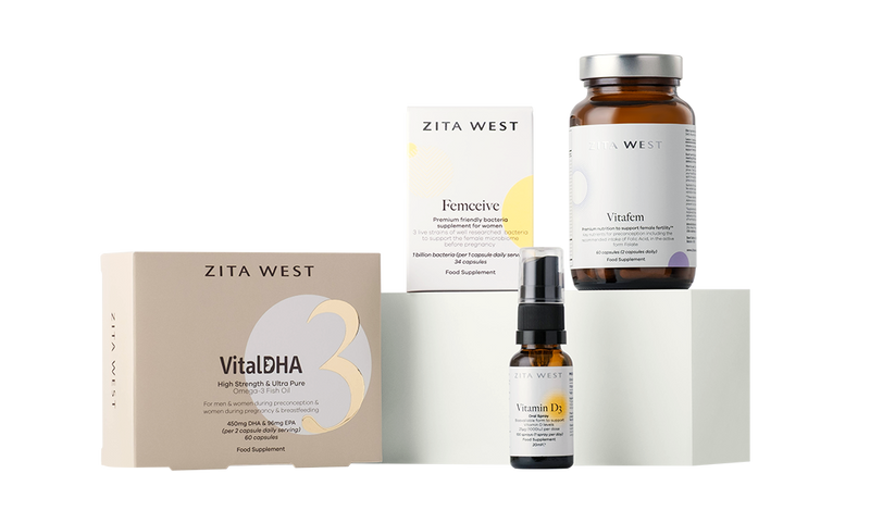 Zita West fertility products